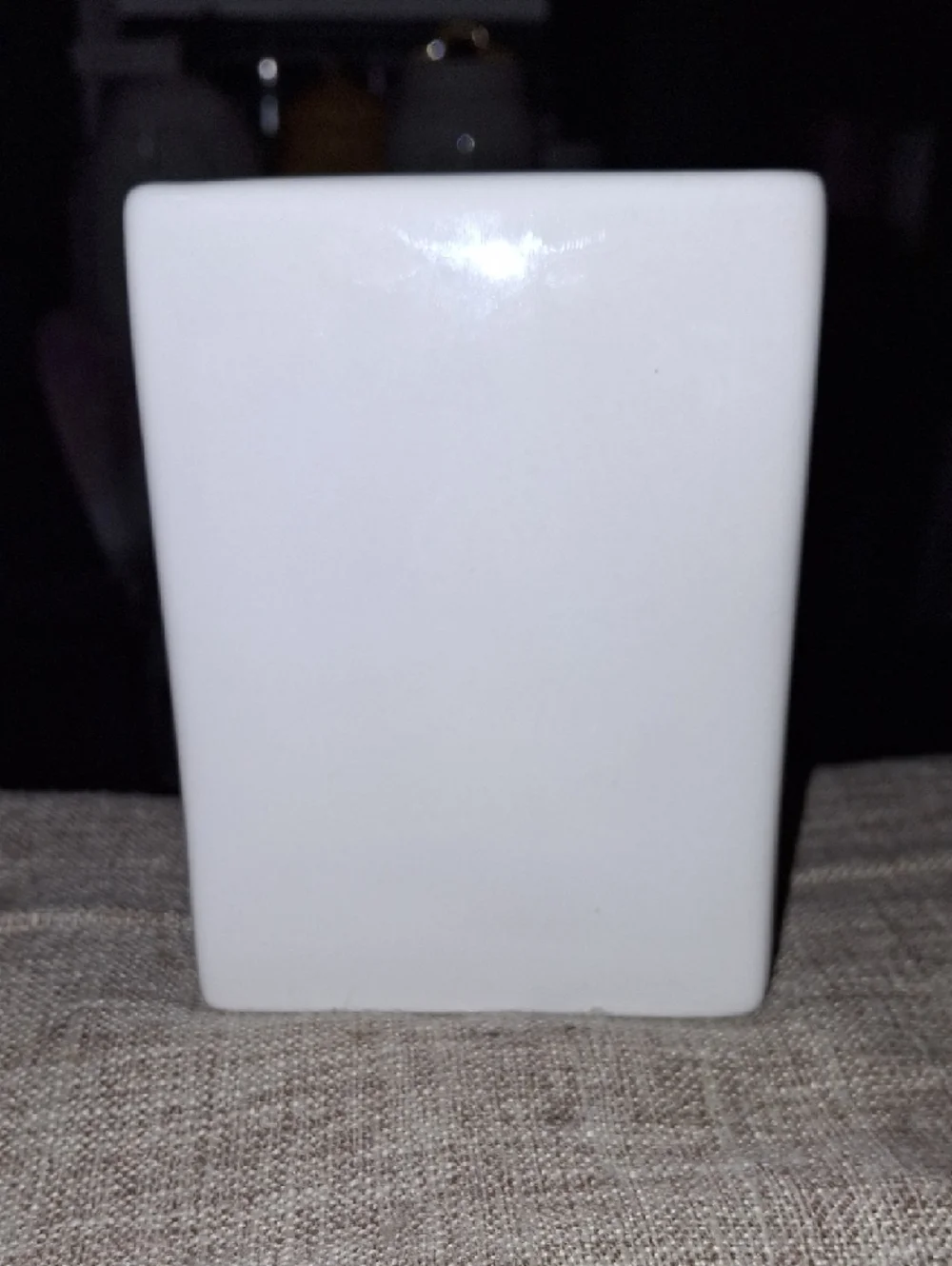 Rae Dunn White Ceramic Piece with Black Stamp - Picture 3 of 4